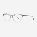 Modified Cat eye Acetate Female Optical Frames