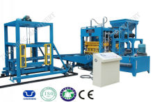 Shanghai QT10-15 Concrete Interlocking Paver Brick Making Machine
