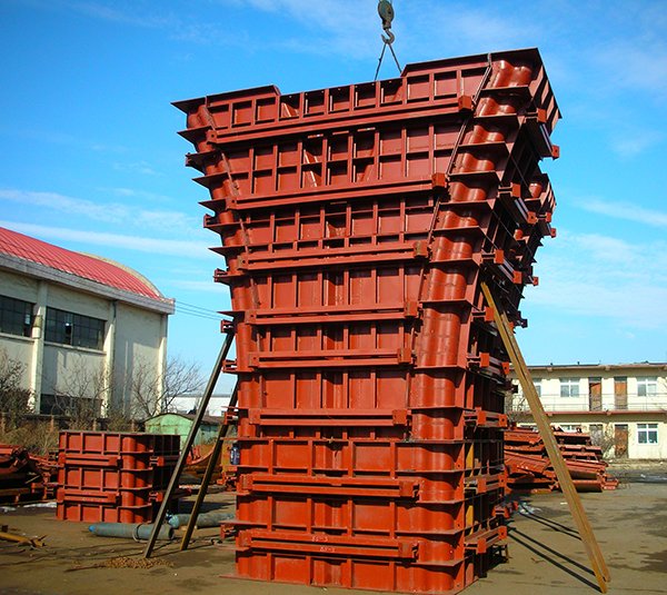 Heavy Duty Metal Pier Column Concrete Steel Formwork