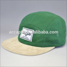 5 panel flat brim old school cap