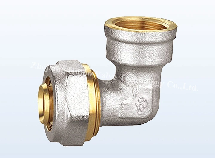 Elbow Channel Brass Fitting with Female Thread