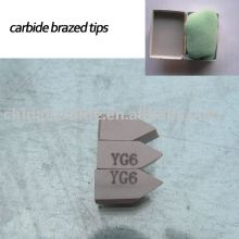 Carbide Brazed Tips YG6