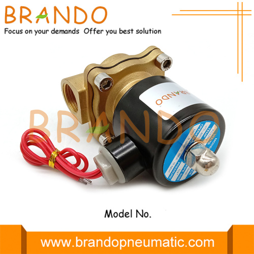 2S160-15 UW-15 1/2&#39;&#39; normalnie zamknięty mosiężny zawór elektromagnetyczny