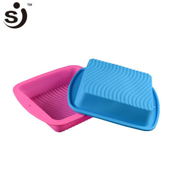 Silicone moulded cake trays/silicone cake mold
