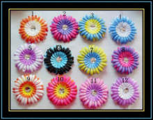 Colorful Daisies Sunflowers Corsage Headwear Accessories Hair Clip
