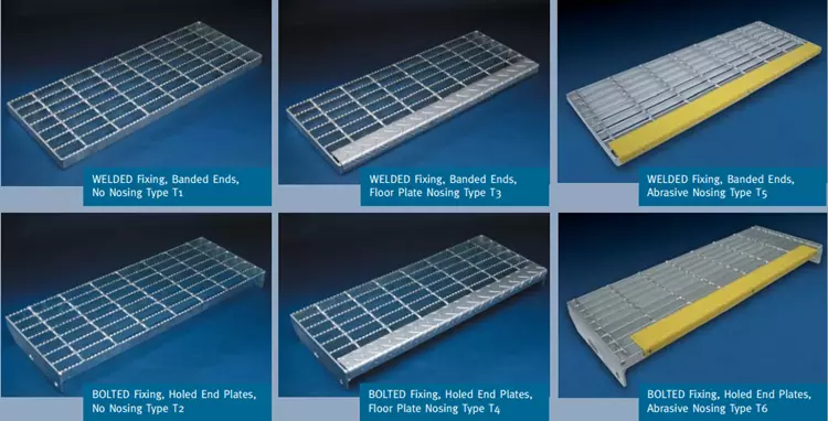 outdoor galvanized steel stair treads for platform