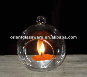 hung decoration glass candle jars,hung glass candle holder