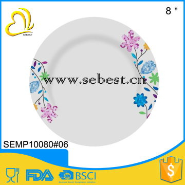 best selling products melamine tableware round elegant plastic plates