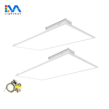 2x4 LED Troffer Fixtures 50W 40W Dimmable 600x1200 DLC Certified