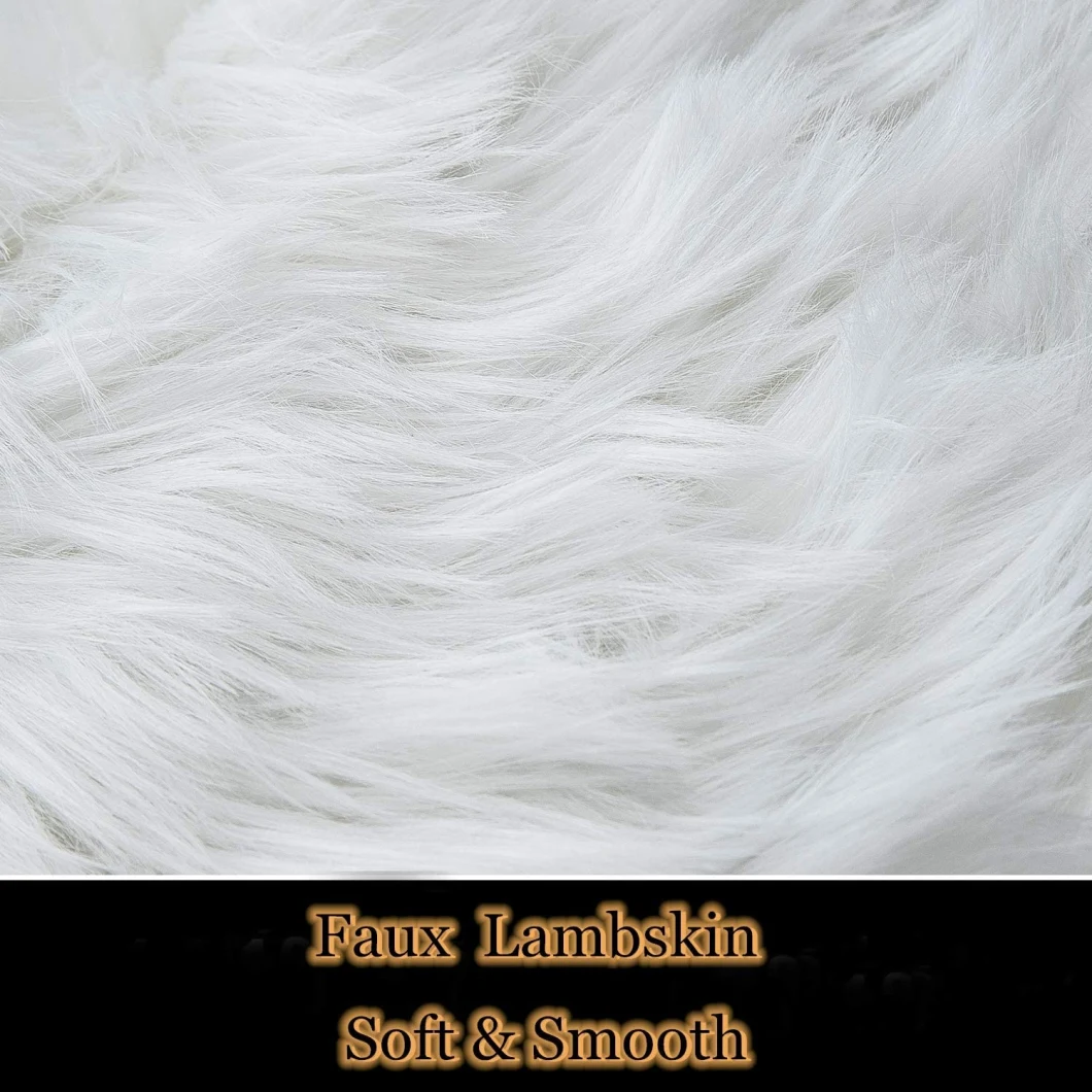 Faux Sheepskin Fur Rug Soft Fluffy Carpets Chair Couch Cover Seat Area Rugs