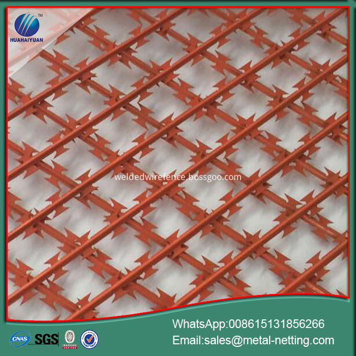 razor welded wire fence