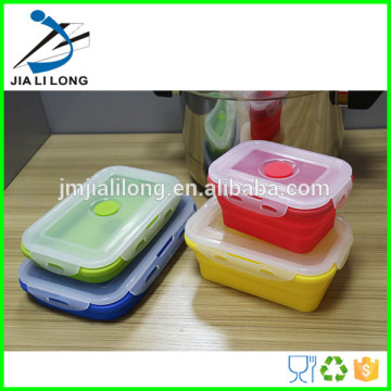 Silicone microwave oven food grade bodybuilding lunch box