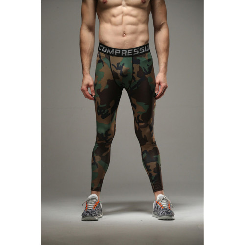 New Men Camo Camouflage tights Dry Fit Compression Pants