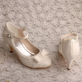 Dantel Düğün Kadınlar için Ayakkabı Pompaları