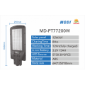 200W intelligent induction sloar street light