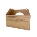 Portable cardboard packaging box