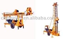 trailer-mounted water well drill