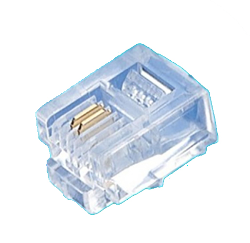 Crystal Plug 6P2C Serial tanpa pelindung Tipe ATRP6P2C-XBX-002