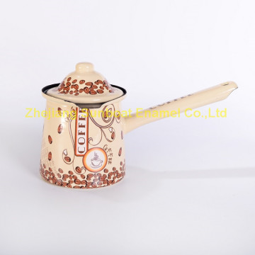 725ml Hand-painted Enamel Coffee Pot