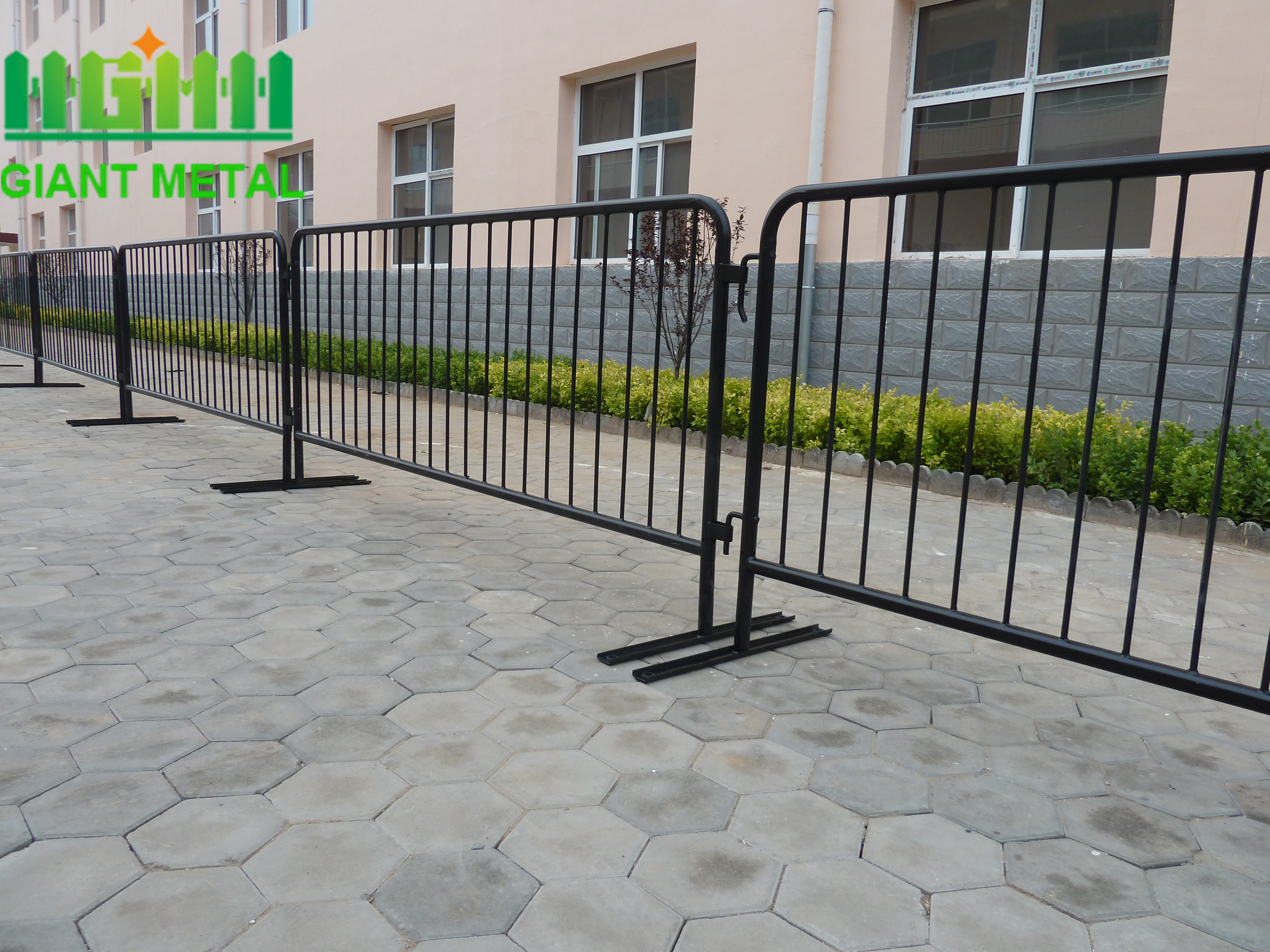 High security Galvanized steel Crowd Control Barrier Fence