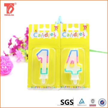 flameless wax pillar candle color flame birthday candle