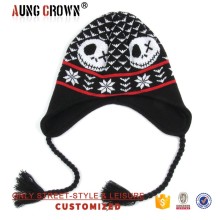 Trendy 100 Acrylic Jacquard Beanie Hat Knitted Beanie