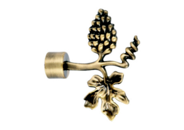 Pinecone Leaf Hardware Telescopic Curtain Rod