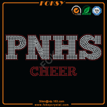 PNHS Cheer hotfix iron on rhinestone transfers