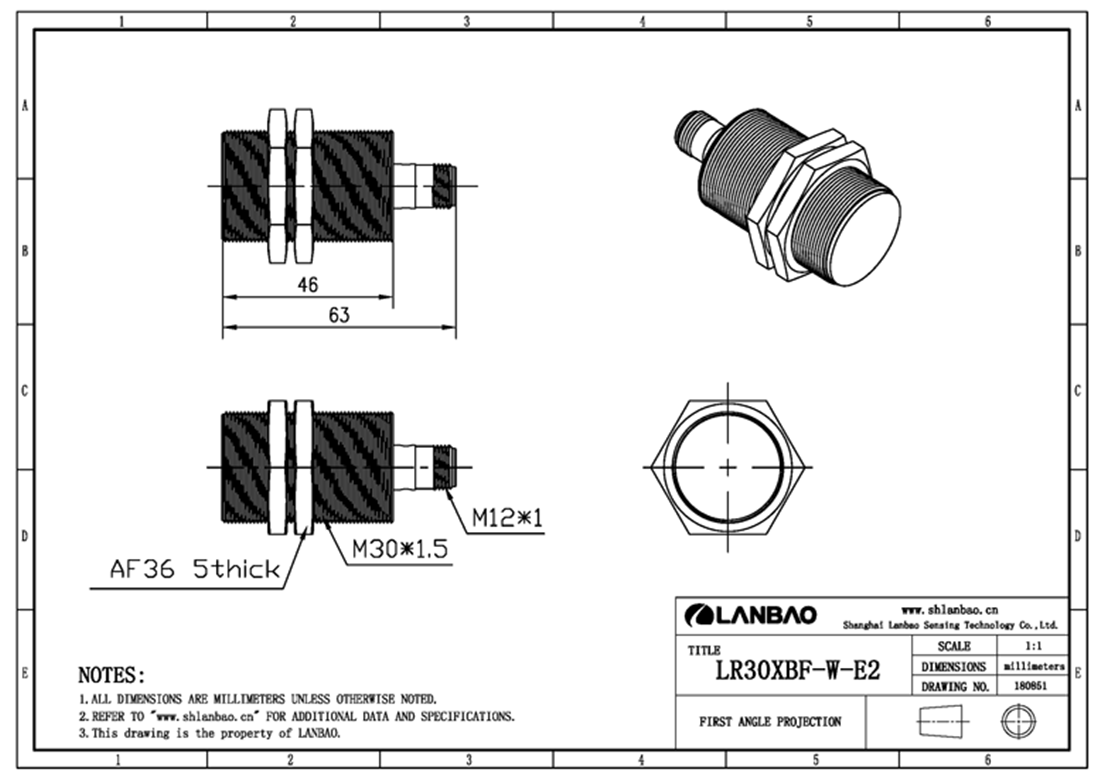 Metal m30 size 10-30vdc 10mm 15mm 4 pins connector 120 degree cylinderical inductive proximity sensor