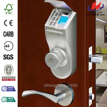Bio-Matic Fingerprint Silver Left Handle Deadbolt Door Lock