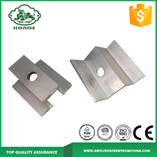 Aksesoris Metal Roof Rel Aluminium Untuk Solar Brackets