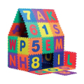 Lettere di alfabeto Puzzle di EVA Schiuma Mat Mat Numeri Conteggio Giocattoli educativi Piastrelle da pavimento Coperta da campeggio per bambini Baby Playy