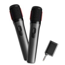 Partybox Wireless Handheld Microphone - Dual Channel Transmitter for Home Singing and Performance