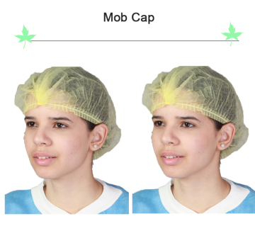 bouffant cap,disposable PP nonwoven bouffant cap,bouffant hairnet cap