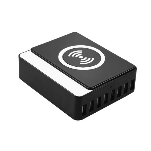 Multi Port USB-oplader Smart Qi Draadloze oplader