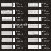Polyurathane cornice moulding carved panel for home interior decration