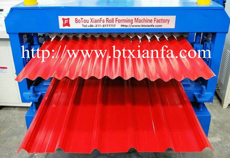 Corrugated Tile Metal Roof Panel Forming Machine