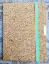 Boshiho cork leather composition folder