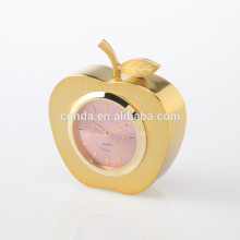 apple shape clock mini clock