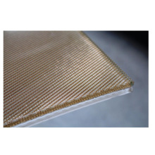 Brass Glass Wire Mesh Decorative Woven Metal Mesh Fabrics