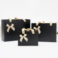Caja de empaquetado deslizante del regalo negro personalizado