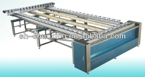 Electrical screen printing stretching machine