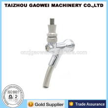 stainless steel draft beer tap with bend tip (F1006)