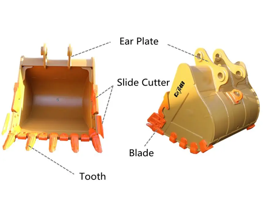 Excavator Parts Heavy Duty Digging Bucket for Sale