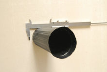 Black Plastic Seedling Pots , Plastic Pe Deep Seed Starting Pot