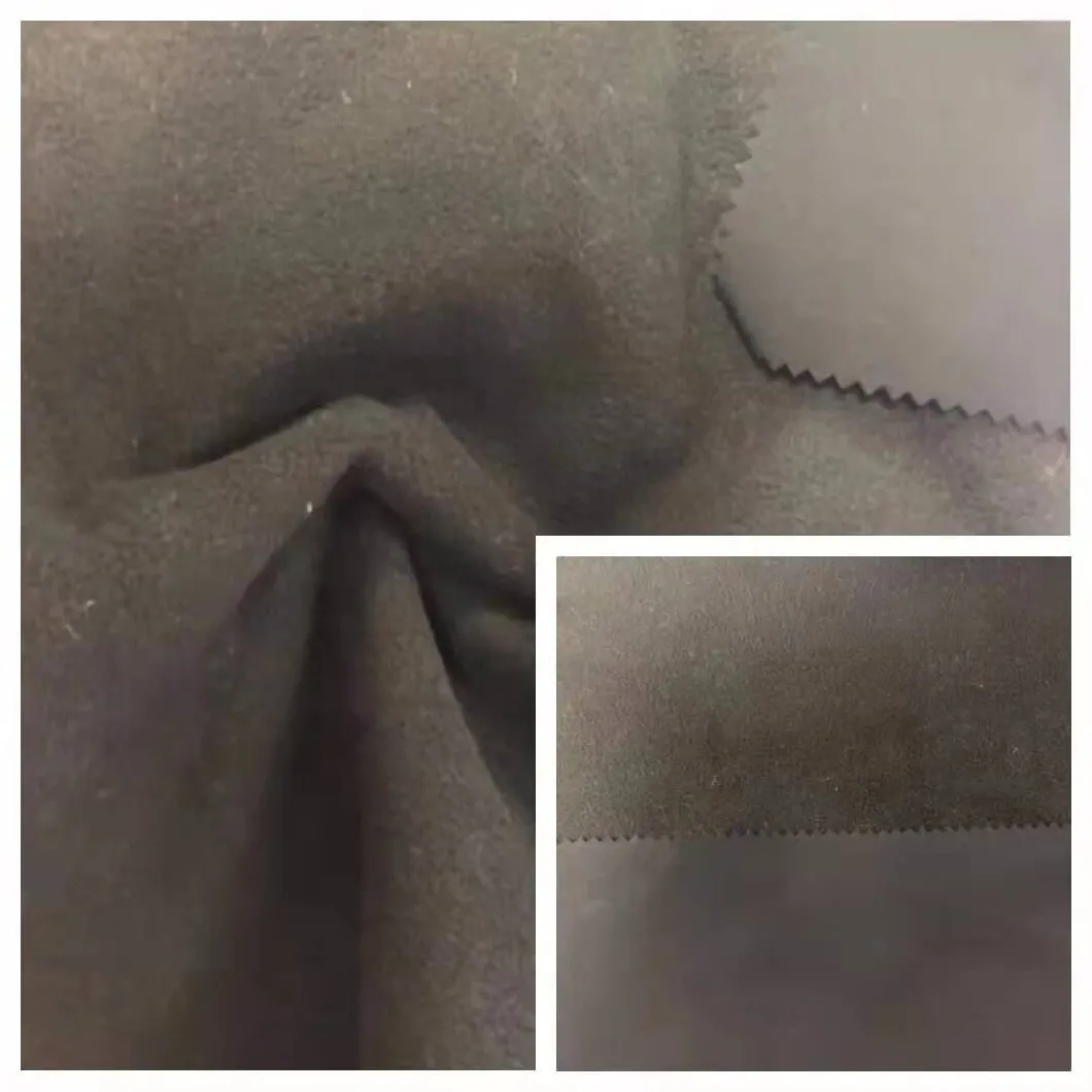 100% polyester quatre voies straveaux malédiction avec un tissu tricoté polaire dty polaire