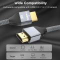 Hohe Auflösungen HDMI -Kabel 8k männlich bis männlich