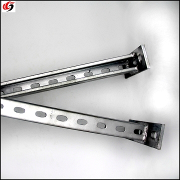 seismic bracing support arms metal steel Q235 galvanized c channel arms