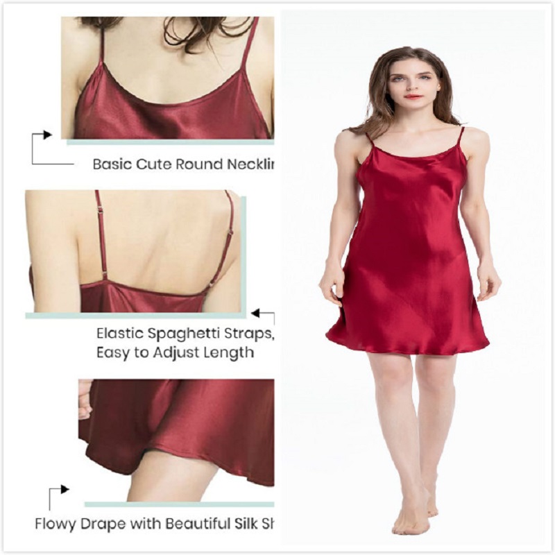 Camisón corto de camisola Short Chemise Nightdress