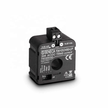 SENECA AC/DC Contactless TRMS Transducer T201DCH50-LP: 4-20 mA Output for Direct and Alternate Current Measurement